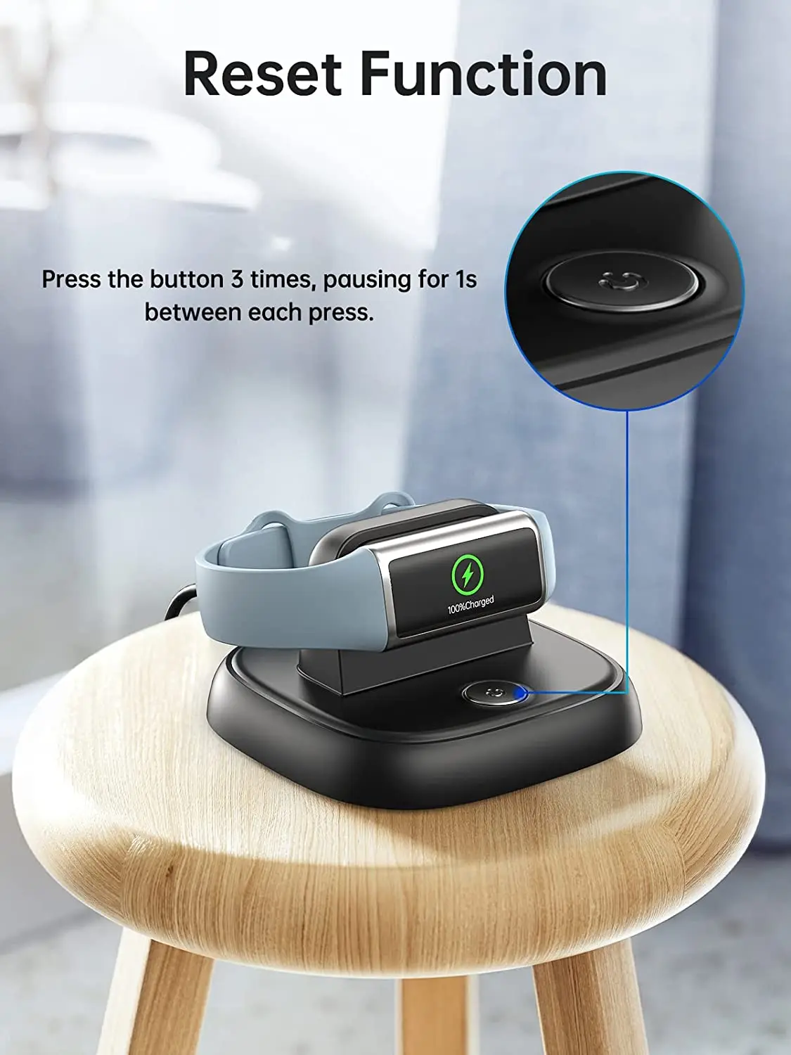 Fitbit Charge 6/Charge 5/Luxe  ڱ  ĵ ũ ̺ 缳 ư ִ Ʈ ð   ̼