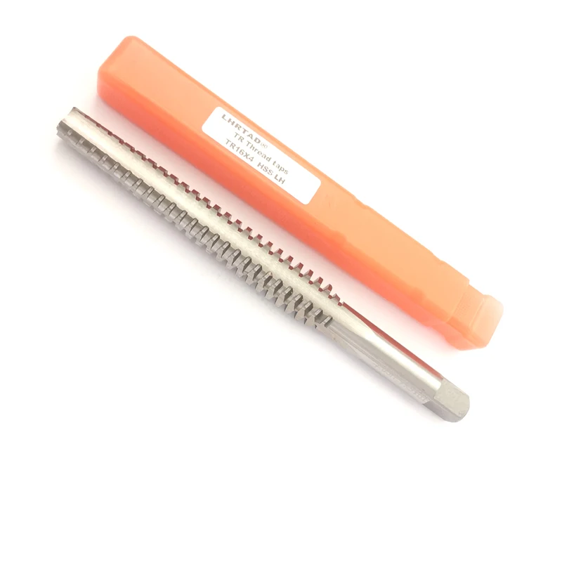 Rubinetto trapezoidale HSS Nano Blue Coated TR8-TR22 Punta da trapano per trapano a mano destra Rubinetto per filettatura a macchina-TR8x1,5