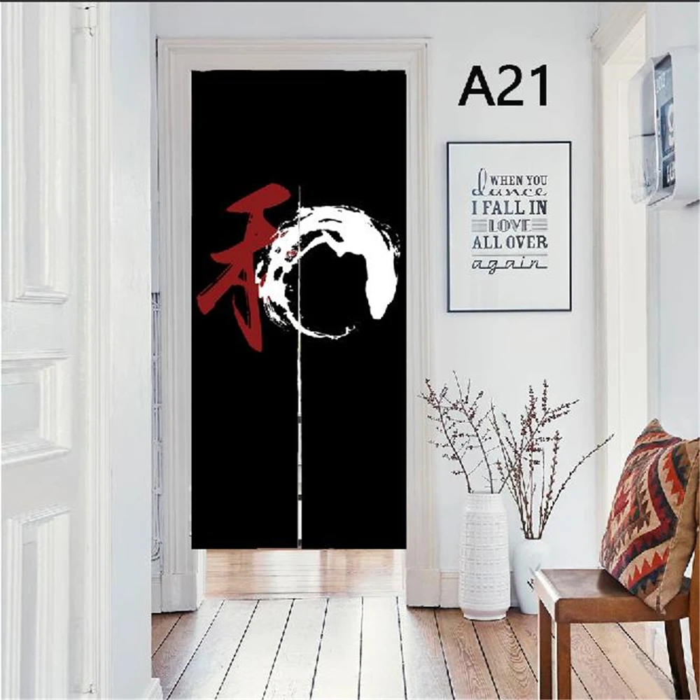 NICETOWN Printing Japan Noren Doorway Curtain Separated Tapestry Tavern Family Restaurant Dining Area Kitchen Door Curtains 