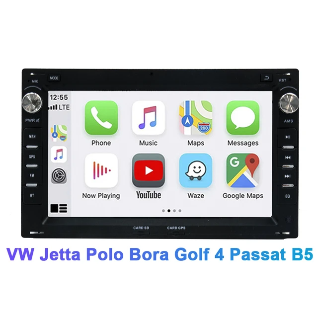 2 Din Android 11 8g+128g Car Dvd Player Gps Radio For Vw Volkswagen T5  Multivan Lupo Golf 4 Jetta Bora Passat B5 Carplay - Car Multimedia Player -  AliExpress
