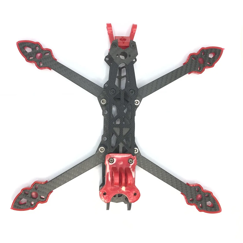 Marco Mark4 de fibra de carbono FPV de 5 pulgadas, distancia entre ej de 225mm, brazo de 5mm, marco de largo alcance Fretyle para Dron de carreras de cuadricóptero RC Marco Mark4 de fibra de carbono FPV de 5 pulgadas, distancia entre ej de 225mm, brazo de 5mm, marco de largo alcance Fretyle para Dron de carreras de cuadricóptero RC