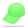 Low Profile Cotton Baseball Cap Fluorescent Neon Bright Solid Color Sunscreen Outdoor Sports for Snapback Trucker Dad Ha 6