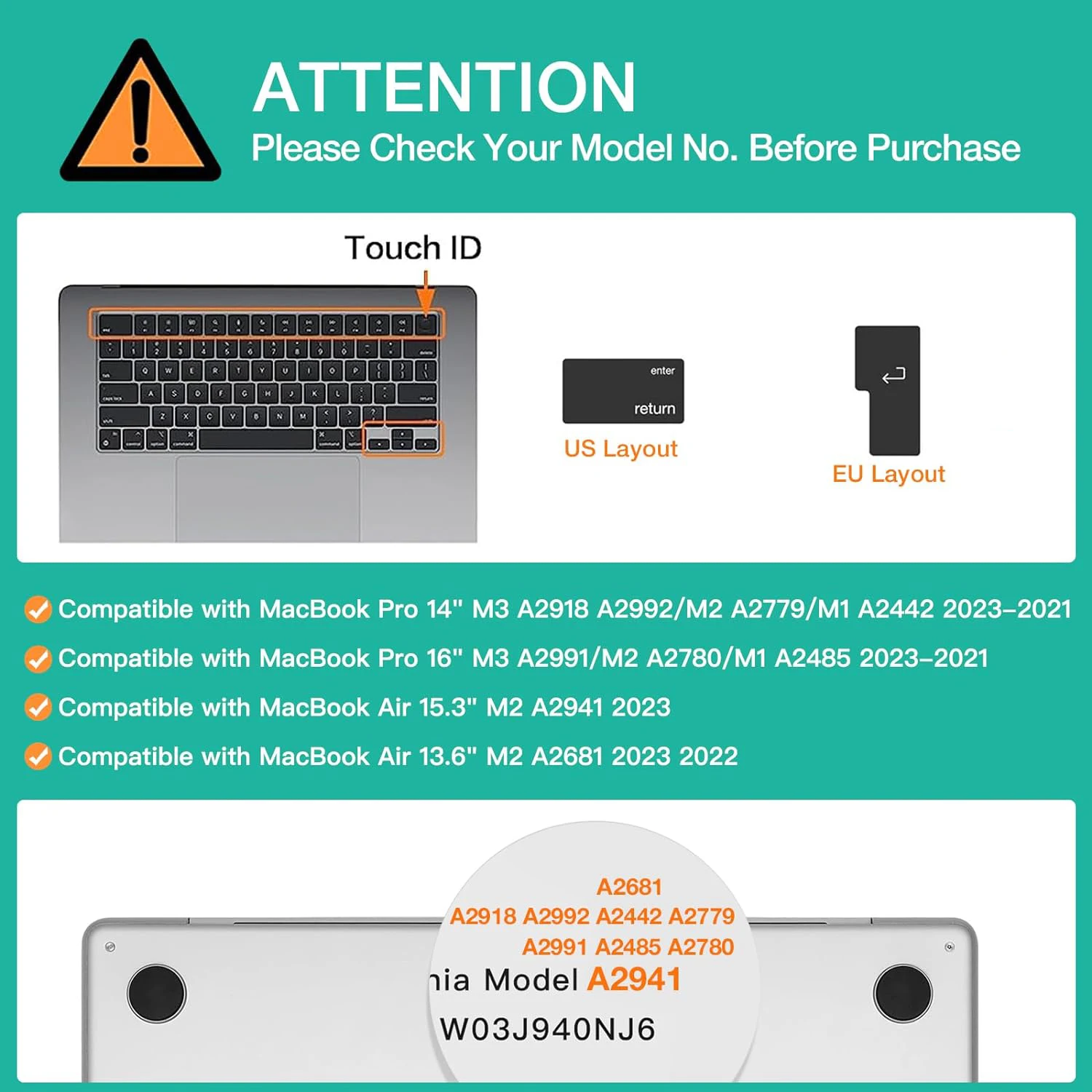Protezione Tastiera In Silicone Per MacBook Air 13/15 E Pro 14/16 2021-2025 - Layout Italiano UE - Modelli Compatibili A3240, A3112, Ecc. - Foto 2