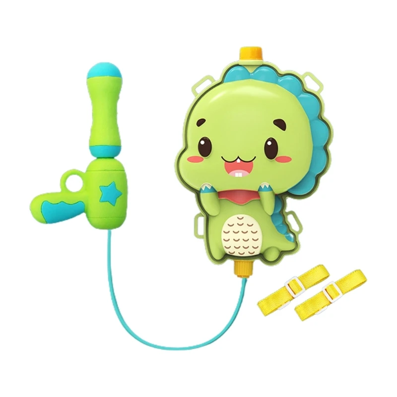 

N80C Large Capicity Water Toy Backpack Water Toy with Adjustable Straps Summer Outdoor Kids Toy Cartoon Animal Shaped
