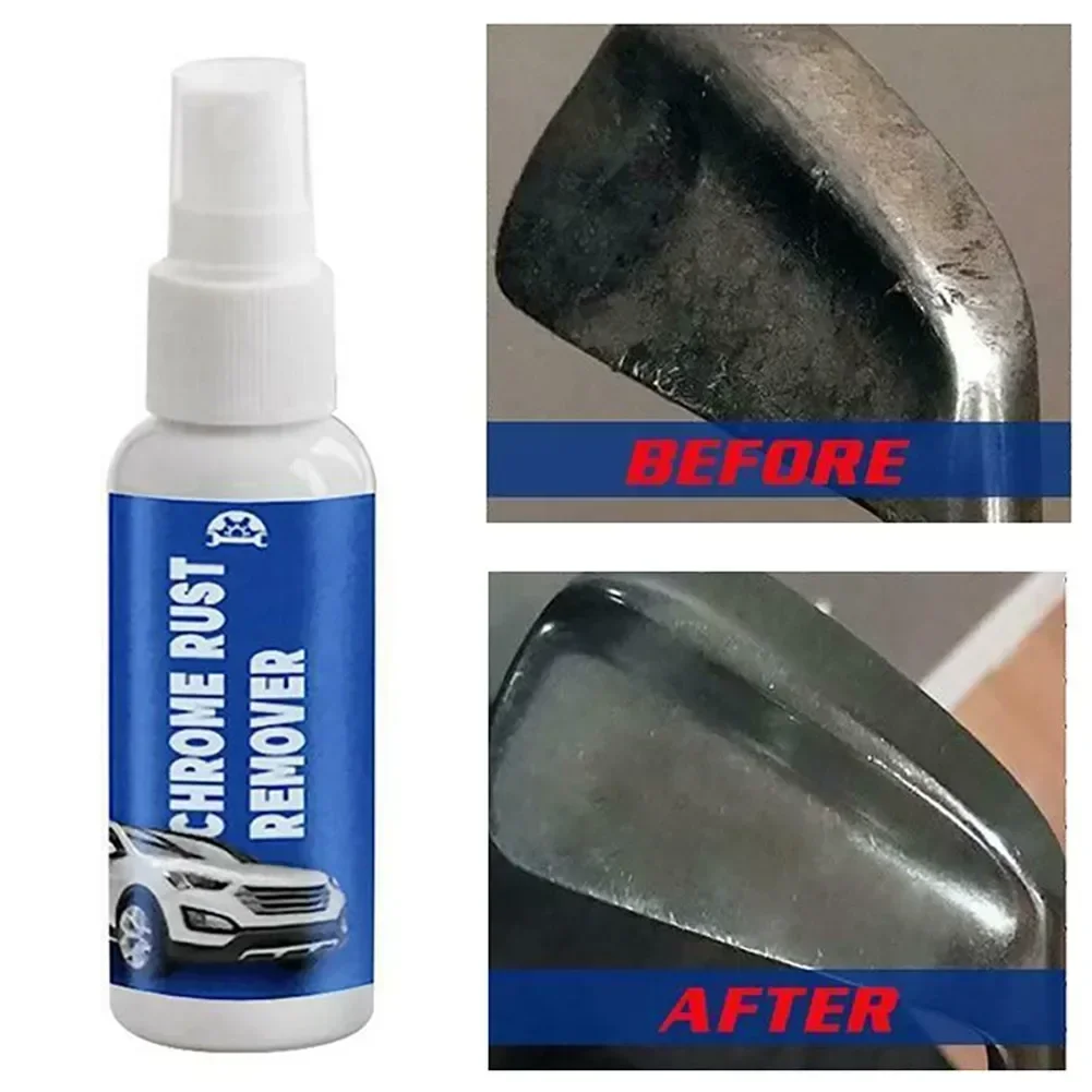 Multi Purpose Rust Remover Spray Car Maintenance Instant Remover Spray Vehicle Chrome Rust Car