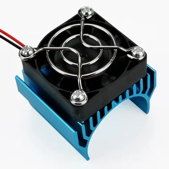 1/10 RC 모델 자동차용 모터 방열판 4010, 5V 냉각 선풍기 쿨러 히트 핀, 직경 36mm 라디에이터, 540, 550, 3650, 3660/3674