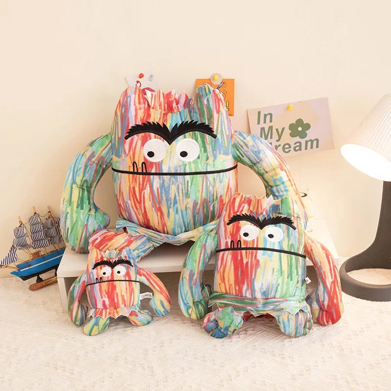 

Цветная плюшевая кукла-монстр, игрушка, украшение для детей, детская подушка для успокоения, плюшевые мягкие игрушки для детей, красивые подарки 15-35 см
