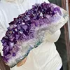 Natural  Amethyst Quartz Purple Crystal Cluster Healing Stones Specimen Home Decoration Crafts Decoration 6