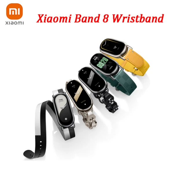New Original Xiaomi Band 8 Bracelet Wristband Leather Wrist Strap TPU  Antibacterial Colorful Skin-friendly Material
