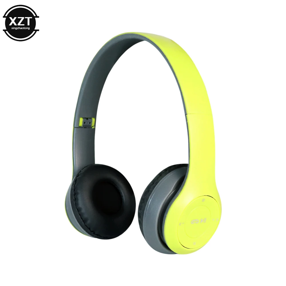 Wireless Headphones 5.0 Bluetooth Earphone Foldable Bass with Memory TF Card For iPhone Xiaomi Sumsamg Phone With Mic Headsets