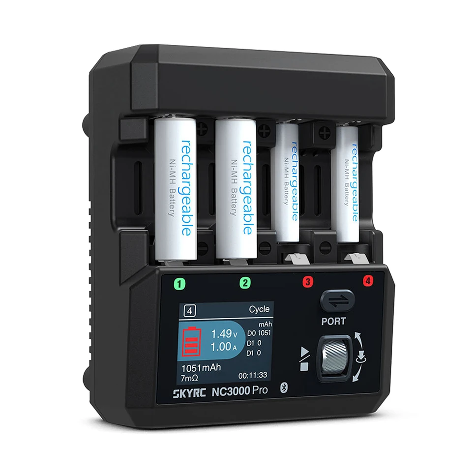 SkyRC NC3000 Pro NiMH NiCd Battery Charger PD/QC AA/AAA Smart