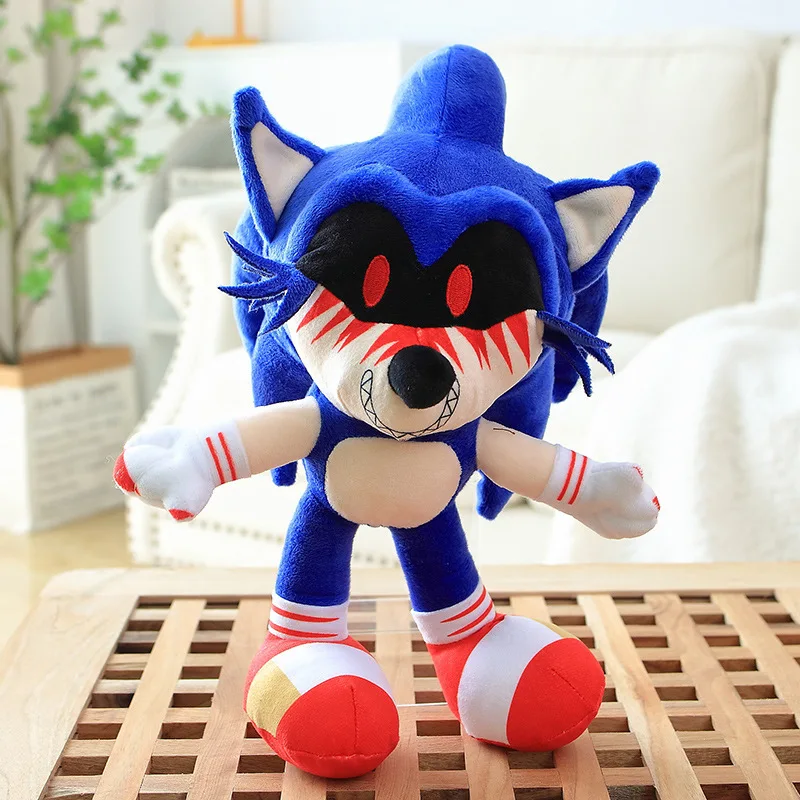 30CM Super Sonic EXE Plush Toy The Hedgehog Amy Rose Knuckles Tails Cute  Cartoon Soft Stuffed Doll Birthday Gift For Children - AliExpress