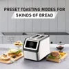 Toaster 2 Slice,High-speed Automatic Settings, Bagel English Muffins Toast Pastry Waffles Bre 3