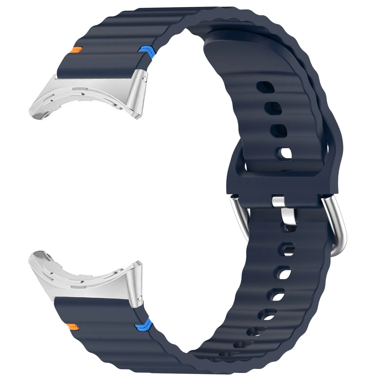 Sport Rubber Strap Silicone Watch Band No-Gap Bracelet Replacement Wristband