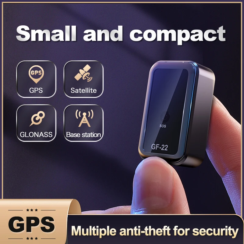 GF22 Mini GPS Tracker Real-time GPS Tracking Device Magnetic Vehicle Locator Portable Locator Anti-theft Alarm Position APP