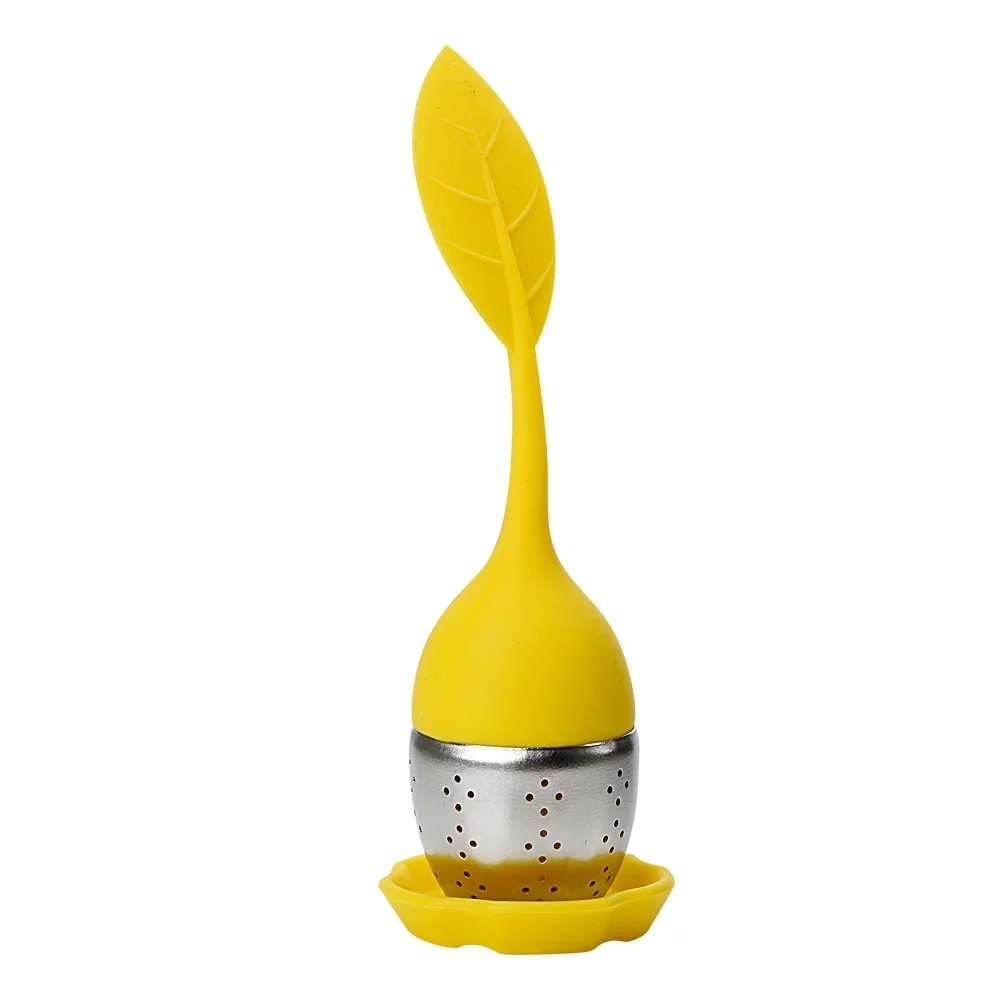 Aromatic High-Temperature Resistant Silicone and Stainless Steel Leaf Tea Infusers