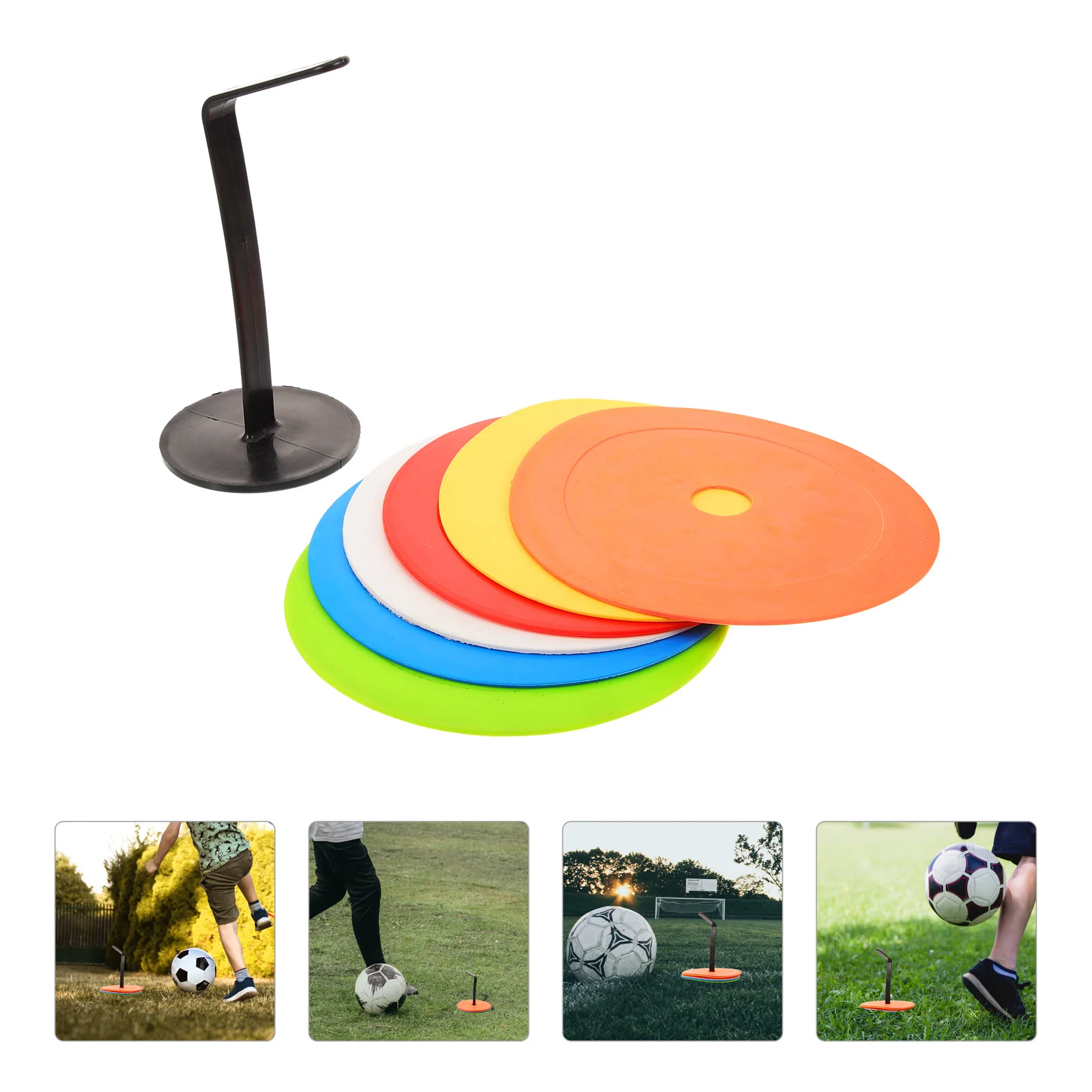 

1 Set Soccer Training Markers Basketball Training Sign Discs Football Training Signs