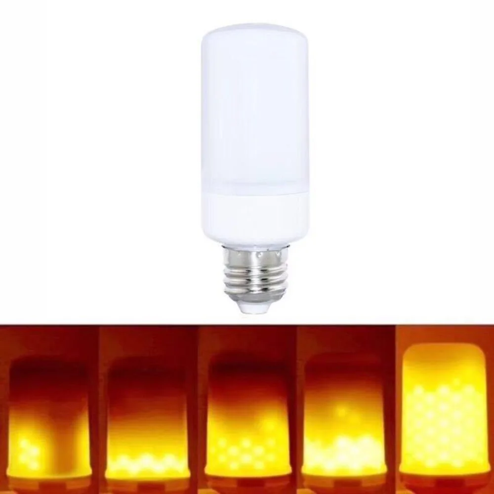 

Flicker Flame LED Burning Light Bulbs Fire Burning Holiday Light Flame Effect Fire Light E12/E14/B22 Night Light Bulbs Garden