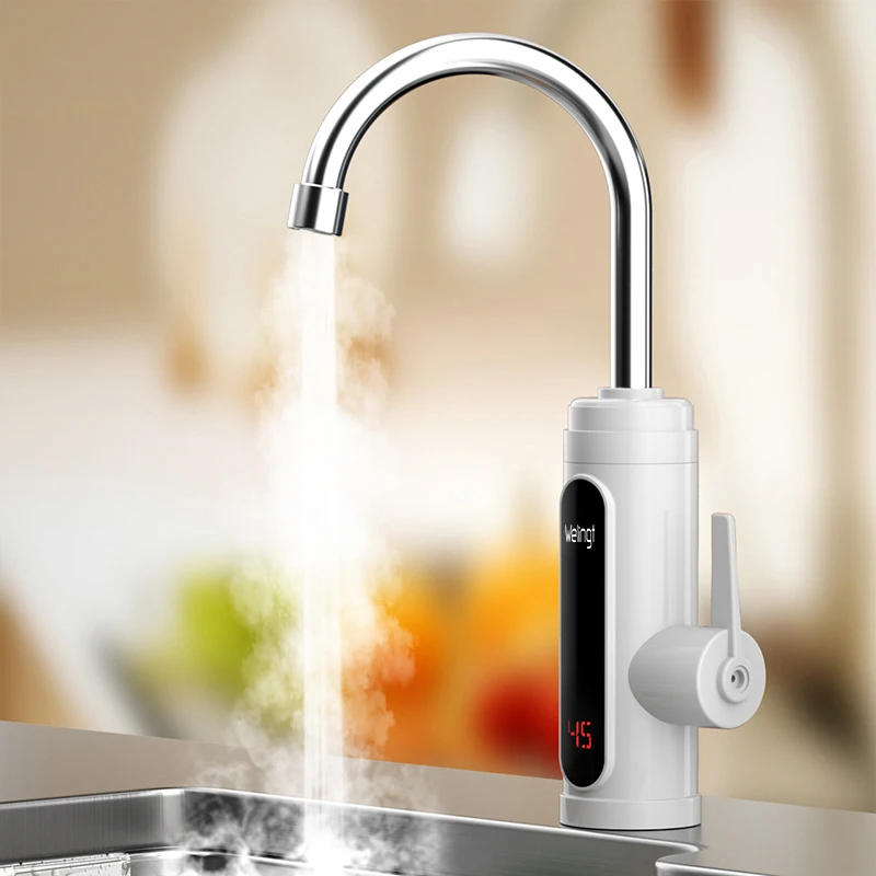 

Instant hot water faucet, versatile connection for household kitchens, quick heating and electricity separation faucet heater