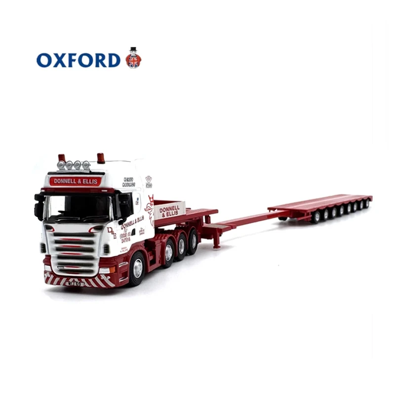 OXFORD Diecast 1:76 Scale R580 Multi Axle Semi Trailer Alloy Car Model Finished Product Simulation Toy Collection Static Model 12 S39af4652207a4635bc06f946c9151a65J