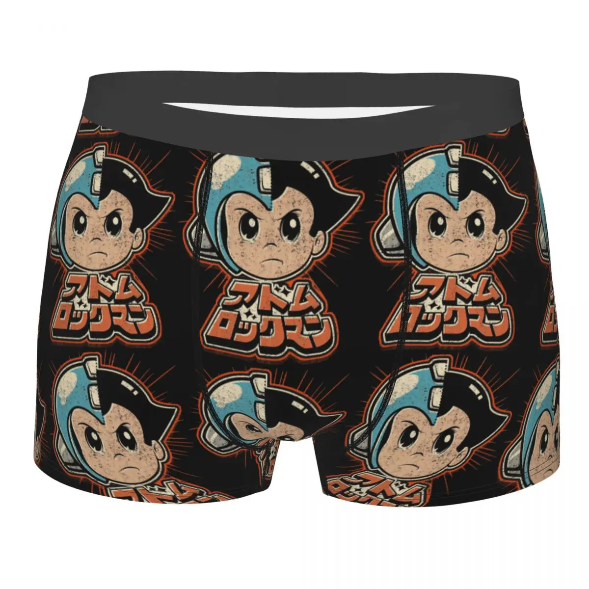 

Tetsuwan Atom Anime Astro Boy Manga MegaBoy Underpants Cotton Panties Men's Underwear Sexy Shorts Boxer Briefs