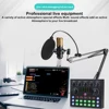 V8S Live Sound Card Podcast Equipment Live Broadcast DJ Device with BM800 Microphone Set For Music/Recording Live Streaming 6
