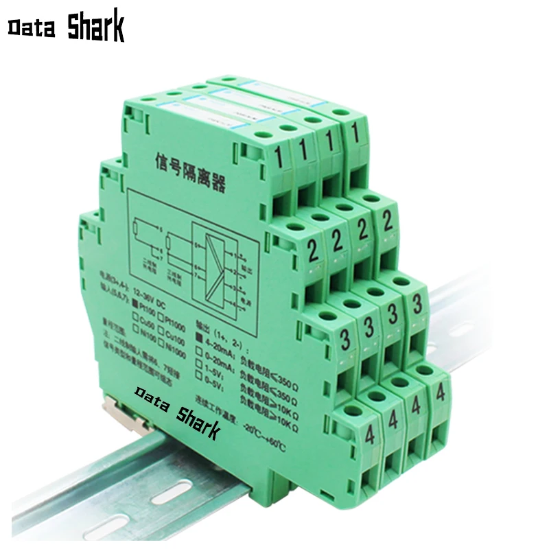 8mm width ultra-thin analog signal converter 0-10v signal conditioner 4-20mA