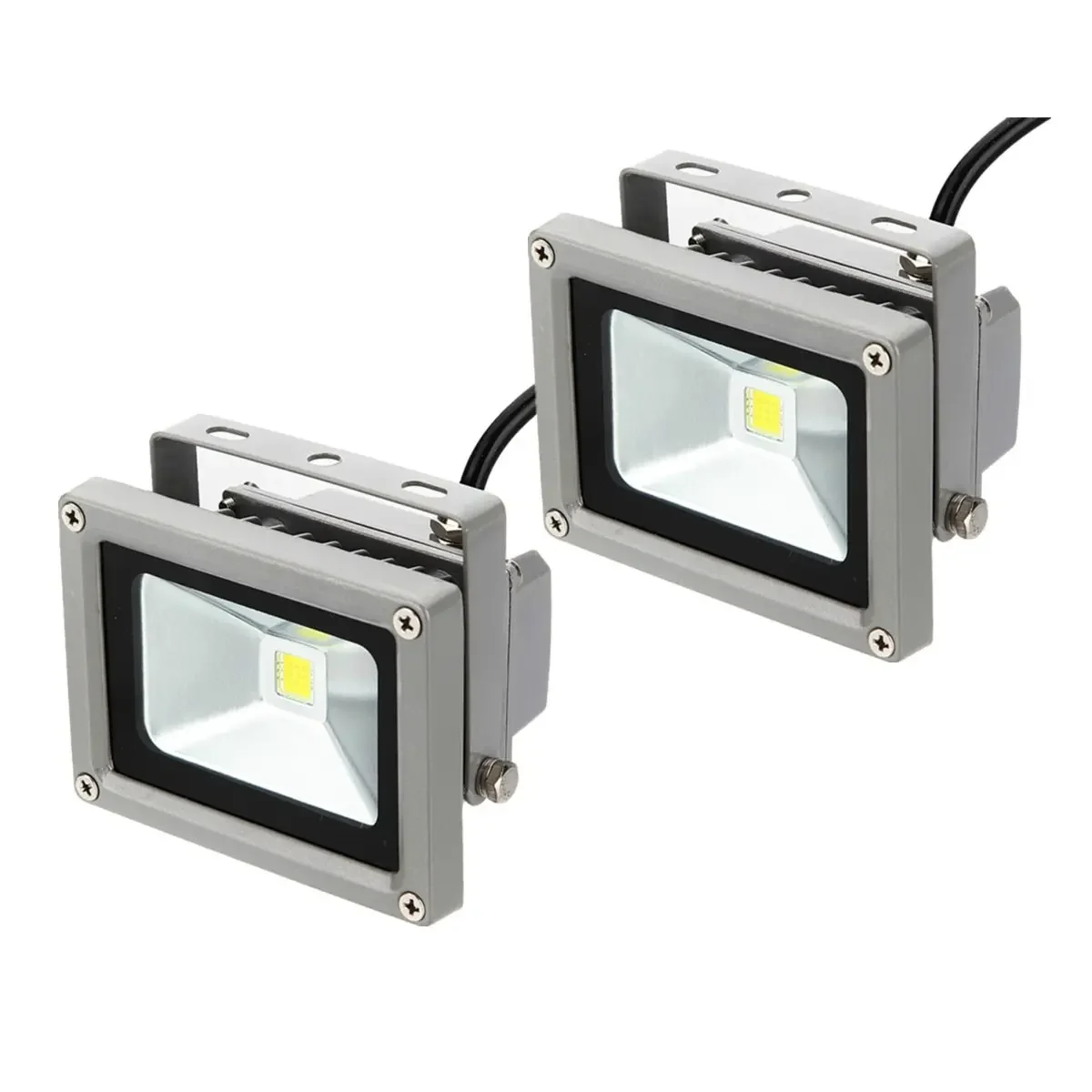 4pcs/pack DC 12V 10w High Power LED Outdoor IP65 Flood Wash Light Lamp IP68 Pure White Projection Lamp