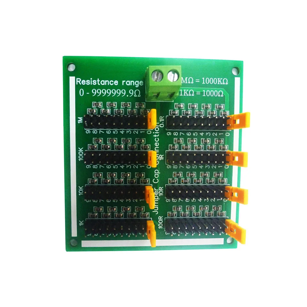 

DNR1A07 0-10M Step 0.1R-9999999R Programmable Resistor Board Adjustable Resistors Slide Resistor Programmable Potentiometer