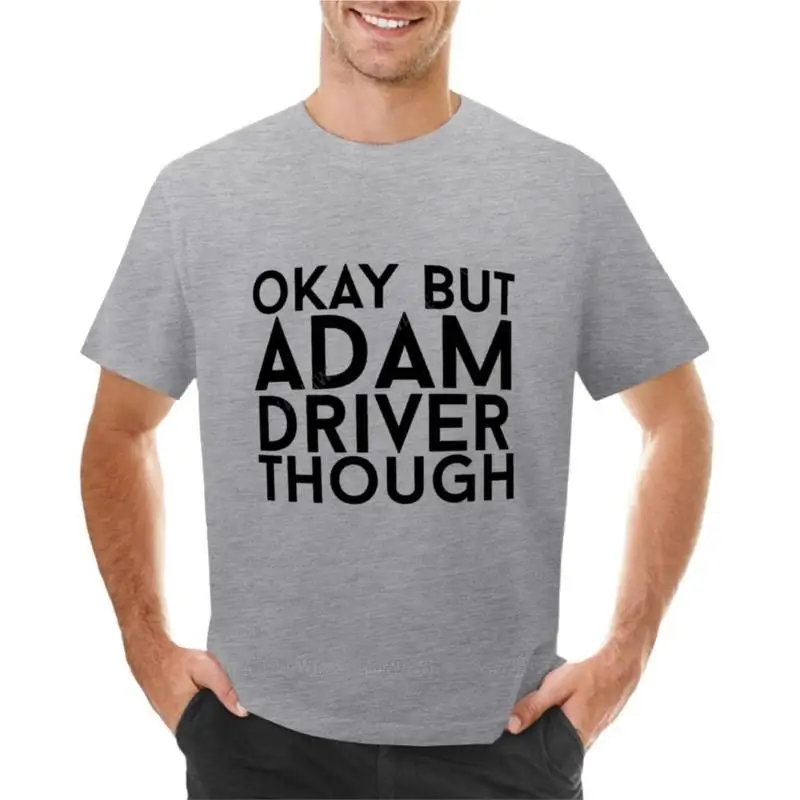 

Мужская футболка с круглым вырезом, топ teeshirt, футболка для водителя Адама, аниме одежда, футболки оверсайз для мужчин