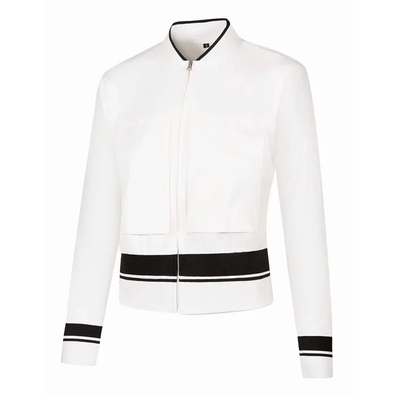 Golf Autumn New Women's Outdoor Quick drying Sports Jacket Comfortable Versatile Baseball Collar Coat Short Ladies Thin Top