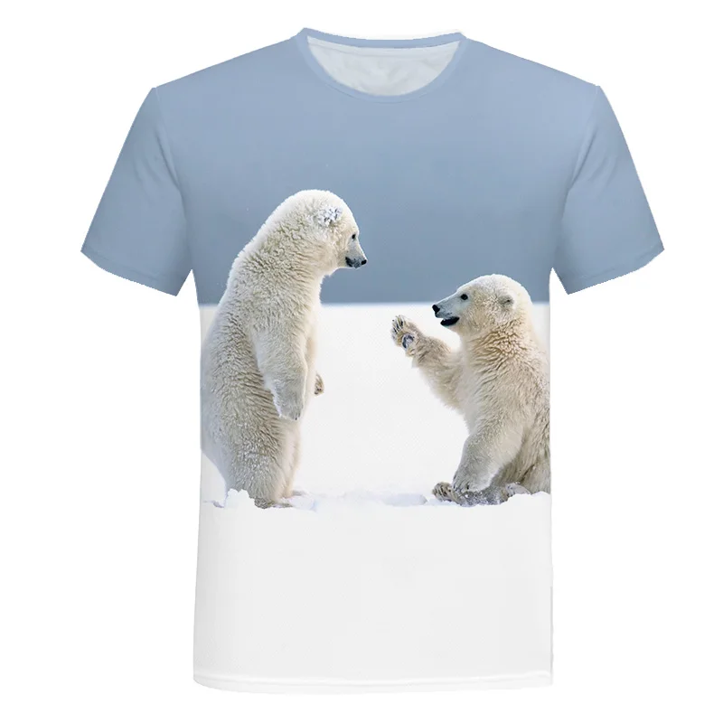 Russian Bear T-Shirts Russia Flag 3D Printed Streetwear Men Women Fashion Oversized Short Sleeve T Shirt Kids Tees Tops Clothing printed t shirt