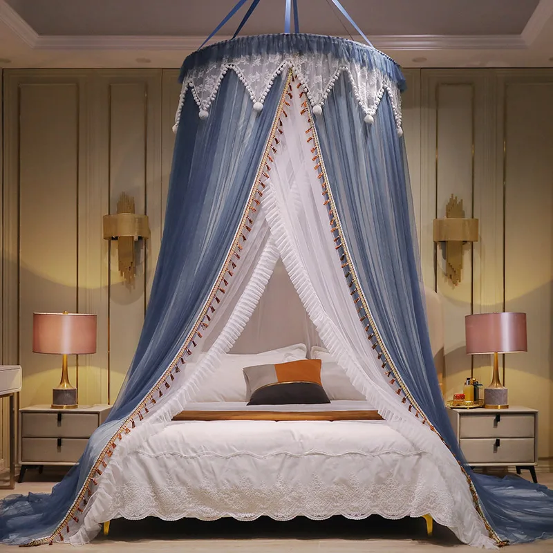 

New Universal Hanging Dome Mosquito Net Bedroom Encrypted Floor To Ceiling Curtains Thickened Minimalist Dustproof Mosquito Net