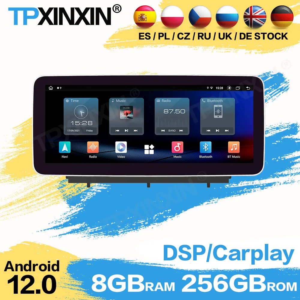 

12.3 Inch Multimedia Car Radio Stereo Receiver Android 12 For Ford Focus 2019 2020 GPS Navi Screen Carplay Wireless Head Unit