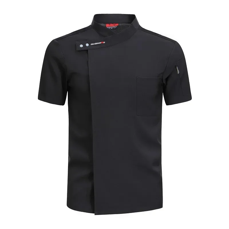 בגדי מטבח לשירות מזון בישול מסעדה ג'קט בישול מאפייה חולצת רשת נושמת חליפת שף למלצר