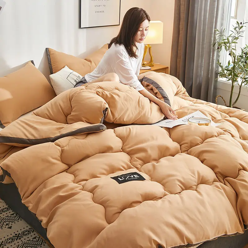 BDMFJY Edredón Nórdico De Invierno De Cachemira, Otoño E Invierno De Felpa Gruesa Cálida Reversible Fibra, Regalo, I, 200x230cm (3.5kg