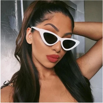 2025 Cat Eye Fashion Sunglasses Plastic Women Vintage Small Leopard Men Sun Glasses Mirror Retro Sunglasses For Female UV400 - Image 4