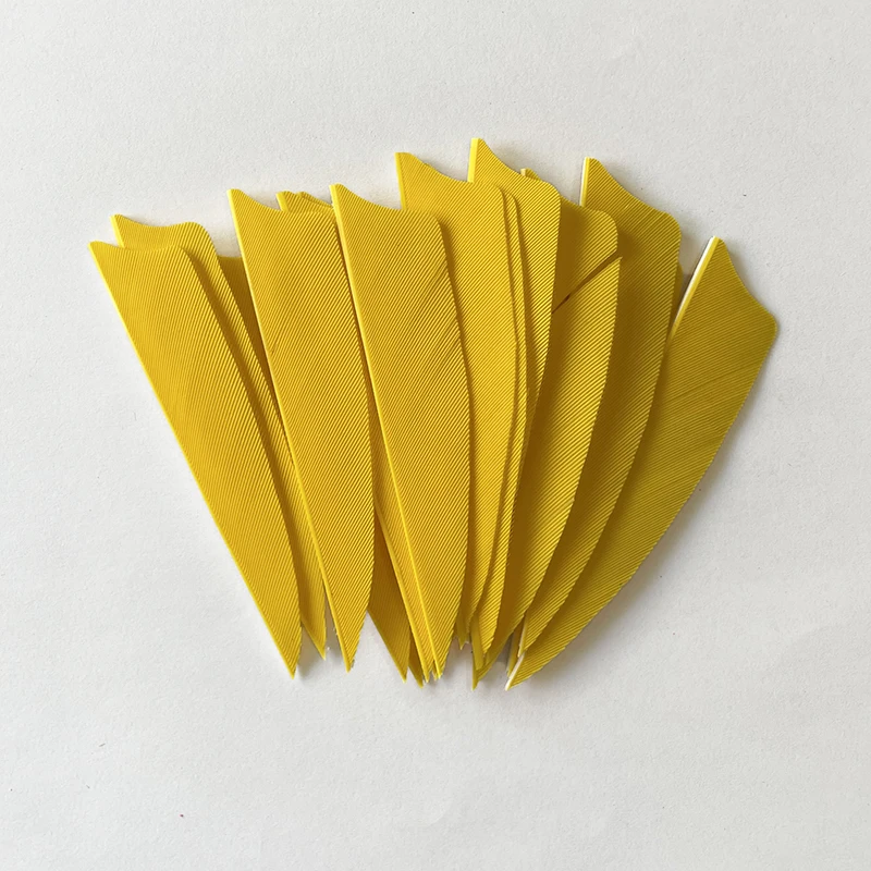 100 Pcs Hi-Q 3 Inch Turkey Arrow Feathers Shield Cut Hunting Archery Fletching For Bow Fletches Accessories RW 4