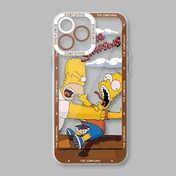 Humorous Homer Simpson Matte Phone Case - Cartoon Design - iPhone 14 (UUAXB01)