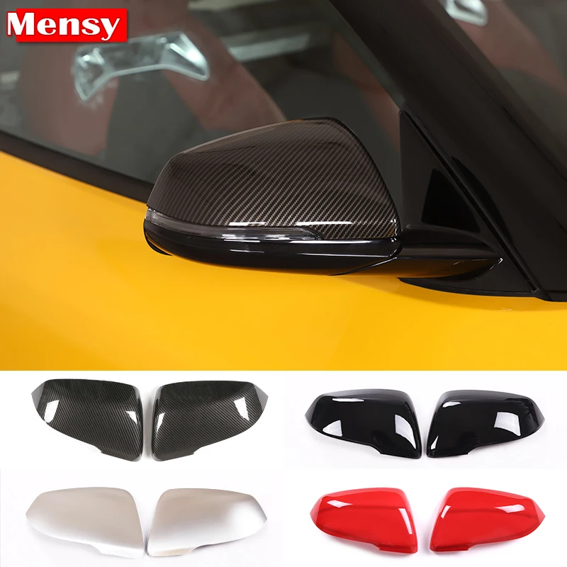 

ABS Carbon Fiber Car Exterior Mirror Cover For Toyota GR Supra MK5 A90 2019-2023 Mirror Protective Cover Car Accessories
