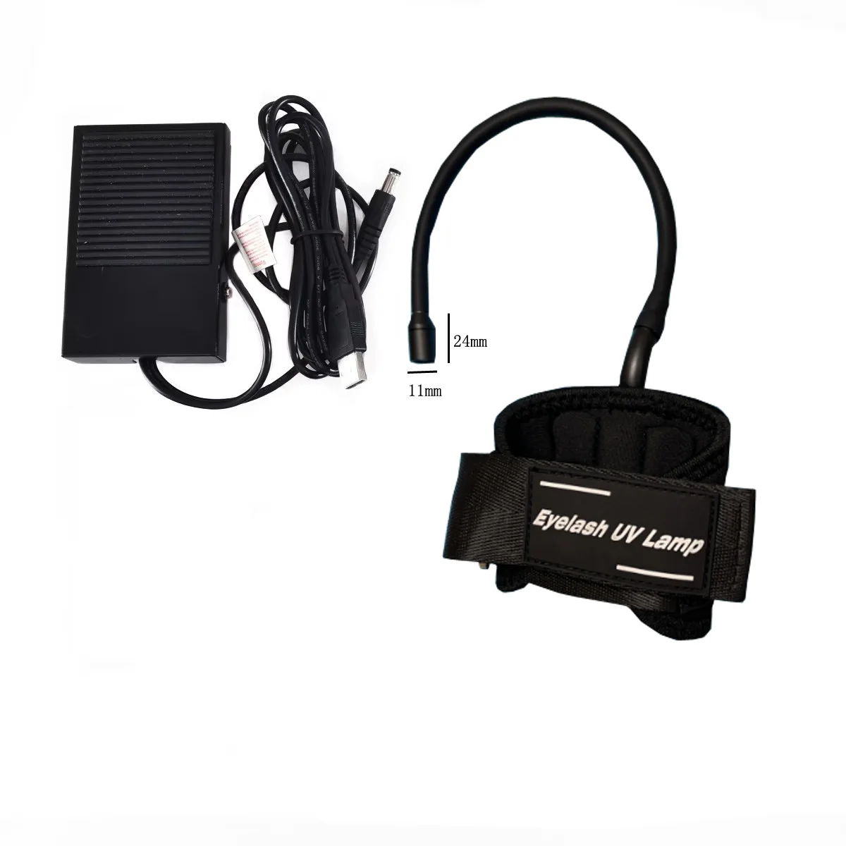 5V New UV Mascara Quick Drying Lamp USB Interface Beauty Nail and Eyelash Quick Curing Machine Portable Wrist UV Curing Lamp