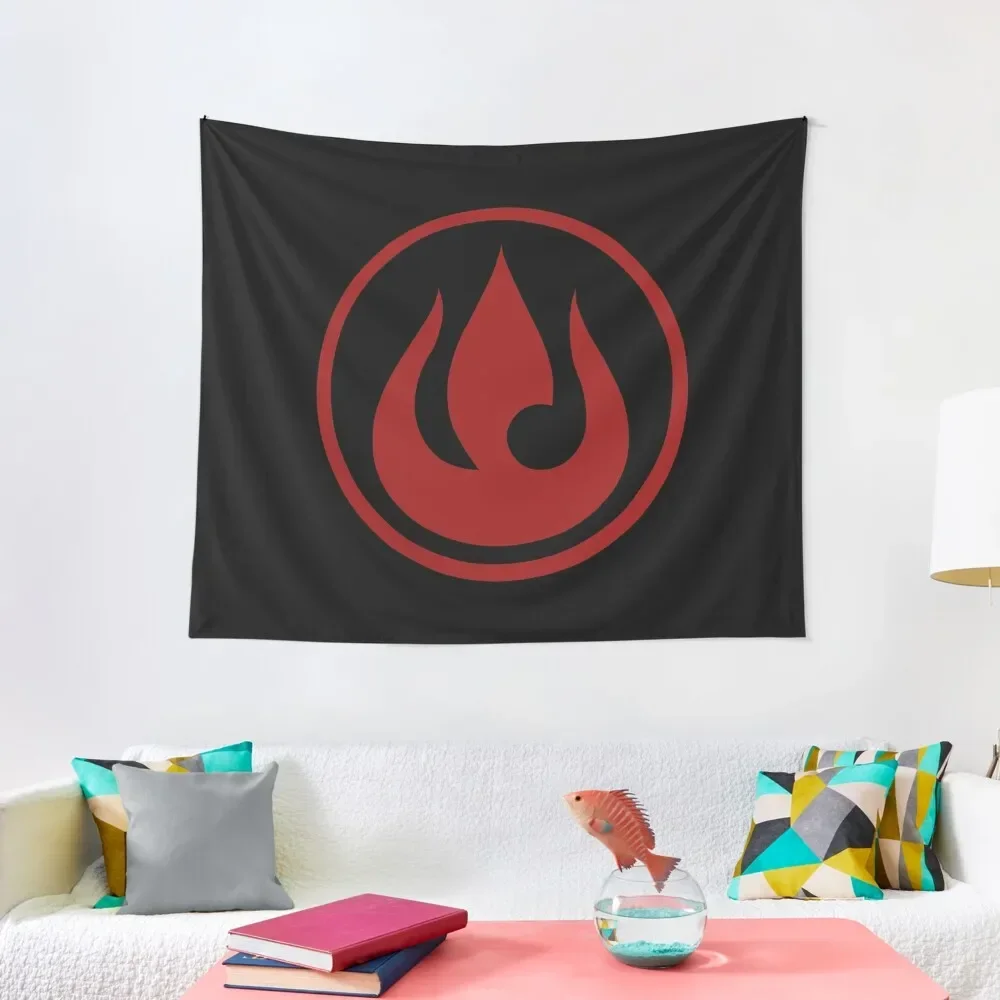 

Fire Nation (Black) Tapestry Wall Hanging Outdoor Decor Tapestry