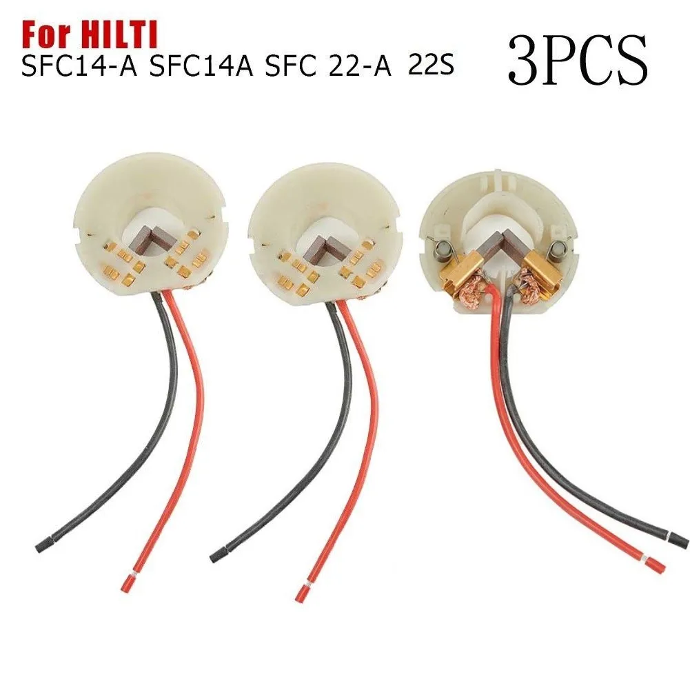 

3Pcs Carbon Brush Holder 44mm Replacement Parts For HILTI SFC14-A SFC14A SFC 22-A 22A Power Tools Electric Drill Accessories