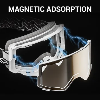 KAPVOE New Outdoor Photochromic Ski Snowboard Goggles Women Men Skiing Eyewear Mask Winter Snow Sports Anti-Fog UV400 Glasses 5