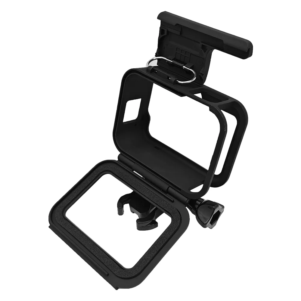 Plastic Frame Lightweight Protective Housing Mount with Tripod Adapter for GoPro Hero 8 Black Action Camera Accessories
