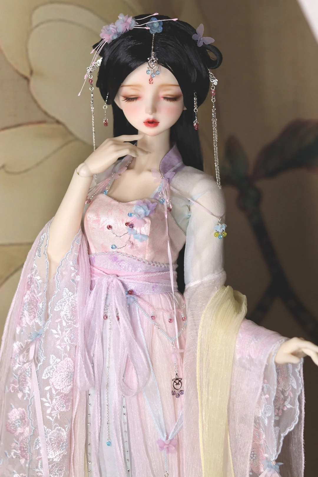1/4 1/3 Scale BJD Clothes Doll Accessories Chinese Ancient Costume Hanfu Fairy Dress for BJD/SD MSD SD13 Big Girl C1719