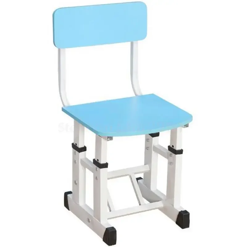 Children's Study Chair-Adjustable Lifting Solid Wooden Dining Chair with Desk for Primary School Students Ergonomic Kids