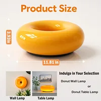 Aesthetic Doughnut LED Night Lamp – Cozy Ambient Light, Touch Control,Warm Color 5