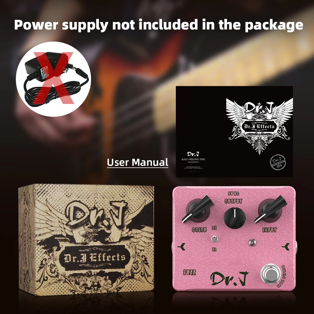 JOYO Dr. J Series D56 PLANES WALKER FUZZ Guitar Effect Pedal