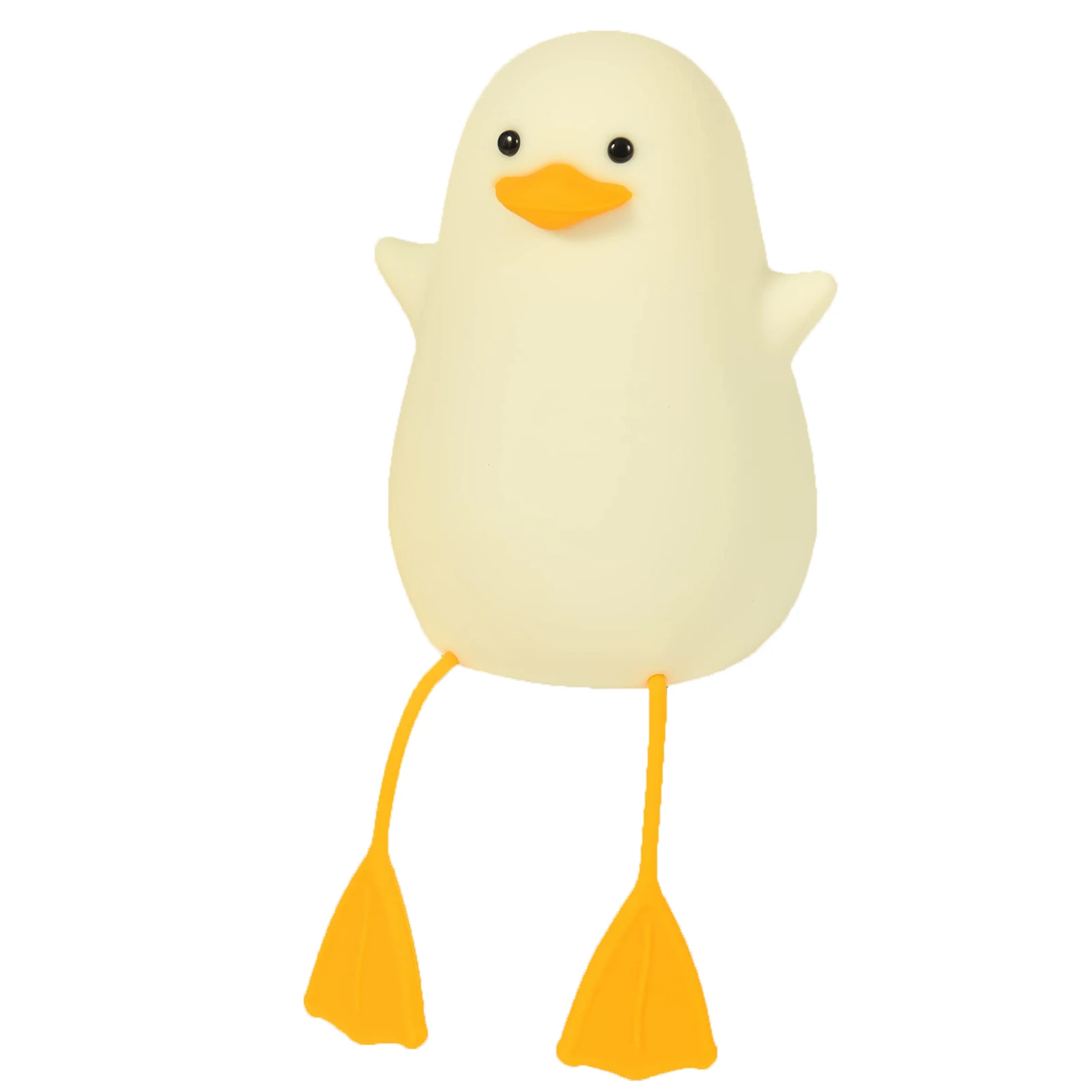 

Cute Duck Silicone Night Light for Kids Touch Control Portable Dimmable Bedside Lamp for Nursery Birthday Gifts for Boys Girls